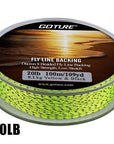 Goture 100M/109Yrd Fly Fishing Backing Line 8 Strands Fishing Line 20/30Lb For-Goture Fishing Tackle Store-20lb Yellow Black-Bargain Bait Box