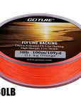 Goture 100M/109Yrd Fly Fishing Backing Line 8 Strands Fishing Line 20/30Lb For-Goture Fishing Tackle Store-30lb Orange-Bargain Bait Box