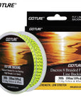 Goture 100M/109Yrd Fly Fishing Backing Line 8 Strands Fishing Line 20/30Lb For-Goture Fishing Tackle Store-30lb Yellow-Bargain Bait Box