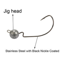 Goture 10Pcs 3.5G 5G 7G Exposed Lead Jig Head Fishing Hook Stainless Steel Jig-Goture Fishing Store-10pcs 35mg-Bargain Bait Box