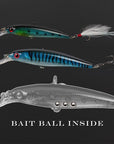 Goture 20Pcs/Kit Fishing Lure Set Wobbler Set Mixed Color Minnow Fish Supplies-Pisfun fishing store-Bargain Bait Box