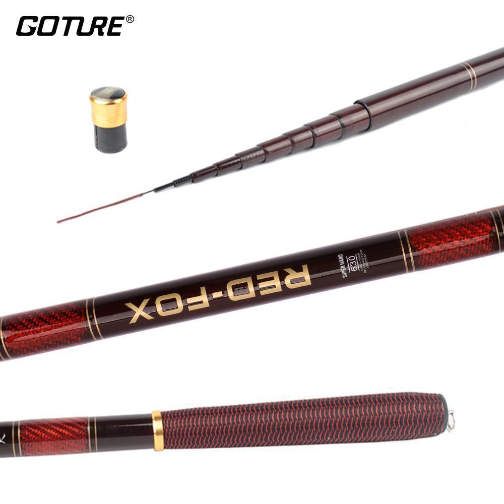 Goture 3.0-7.2M Stream Fishing Rod Carbon Fiber Telescopic Fishing Rod Ultra-Pisfun fishing store-3.0 m-Bargain Bait Box