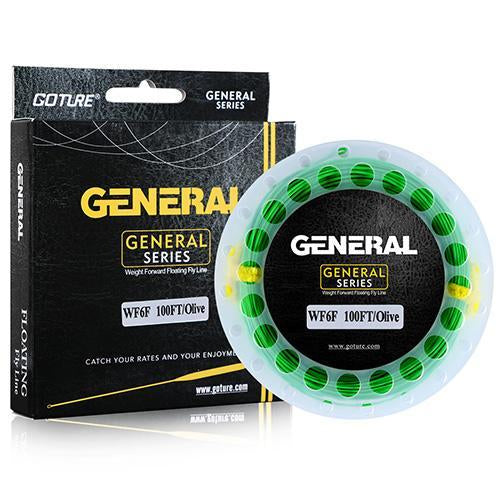 Goture 30M Fly Line With Welded Loops Fly Fishing Line Weight Forward Floating-Goture Fishing Store-green-3.0-Bargain Bait Box