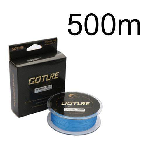 Goture 500M Braided Fishing Line Cord Rope Pe Multifilament Line Saltwater-Goture Fishing Tackle Store-blue 500M-0.15-Bargain Bait Box