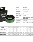 Goture 500M Braided Fishing Line Cord Rope Pe Multifilament Line Saltwater-Goture Fishing Tackle Store-green 500M-0.15-Bargain Bait Box