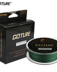 Goture 500M Braided Fishing Line Cord Rope Pe Multifilament Line Saltwater-Goture Fishing Tackle Store-green 500M-0.15-Bargain Bait Box