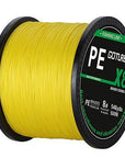Goture 500M/546Yds Pe Braided Fishing Line Rope Wire Multifilament 8 Strand-Goture Fishing Tackle Store-yellow-0.8-Bargain Bait Box