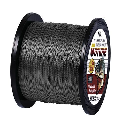 Goture 500M/547Yards Pe Braided Fishing Line Multifilament 4 Strands Cord For-Goture Fishing Tackle Store-gray-0.4-0.1MM-5.5KG-Bargain Bait Box