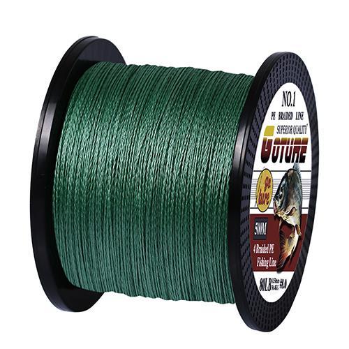 Goture 500M/547Yards Pe Braided Fishing Line Multifilament 4 Strands Cord For-Goture Fishing Tackle Store-green-0.4-0.1MM-5.5KG-Bargain Bait Box