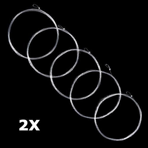 Goture 5Pcs 9Ft/2.74M Fly Fishing Line Tapered Leader 0X-7X Transparent Taper-Goture Fishing Tackle Store-2X-Bargain Bait Box