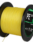 Goture 8 Strands 500M Pe Braided Fishing Line Super Strong Japan Multifilament-Goture Fishing Store-Yellow-0.8-Bargain Bait Box