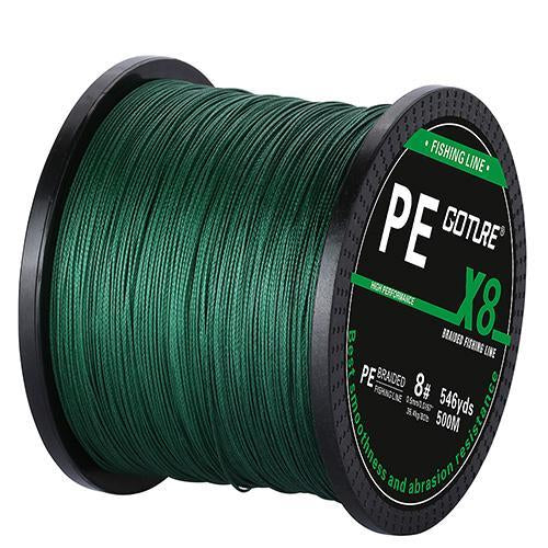 Goture 8 Strands Pe Braided Fishing Line 500M Super Strong Japan Multifilament-Goture Fishing Store-green-0.8-Bargain Bait Box