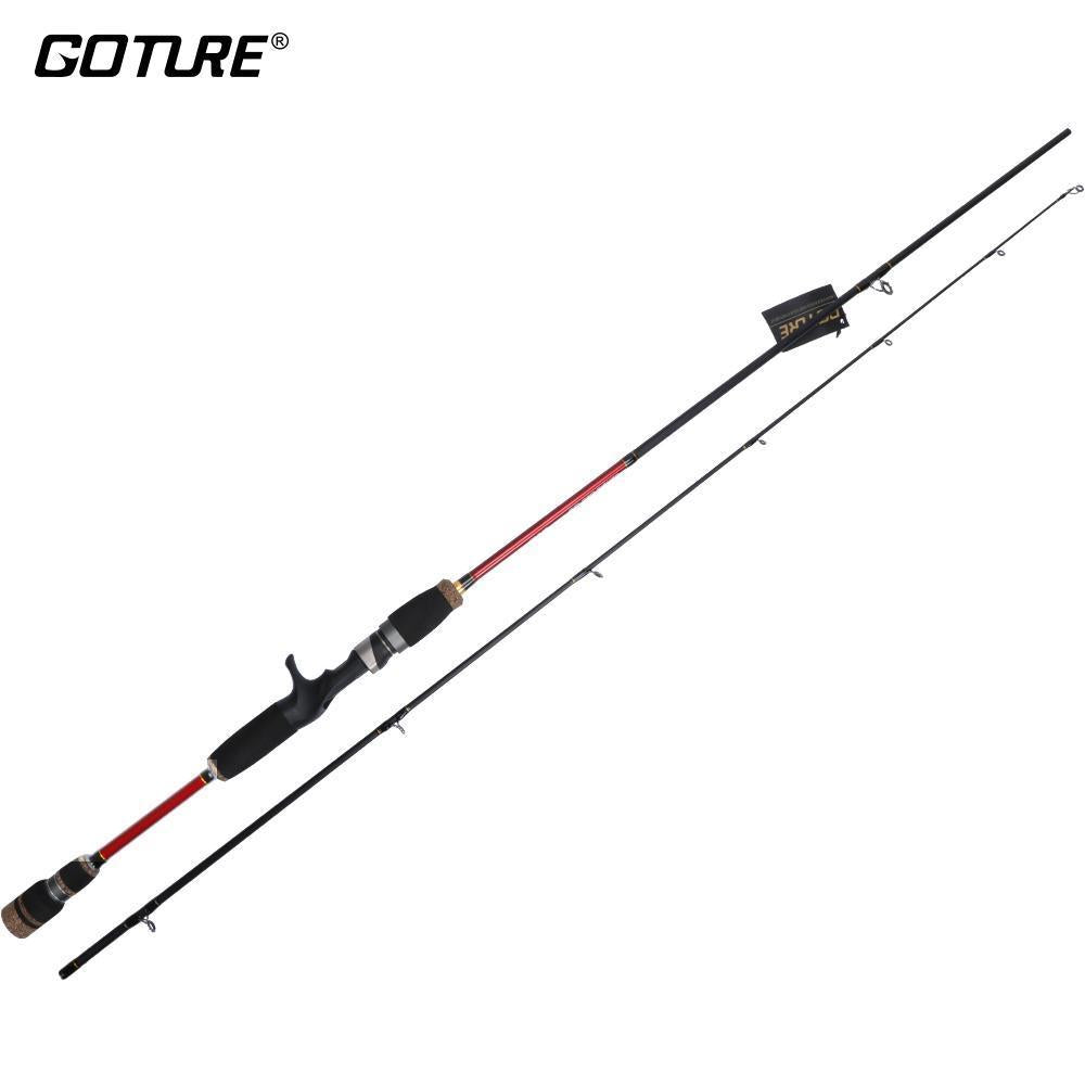 Goture Bait Casting Fishing Rod 2.1M 2.4M Medium Fast Action Carbon Fiber 2-Baitcasting Rods-Goture Fishing Store-2.1 m-Bargain Bait Box