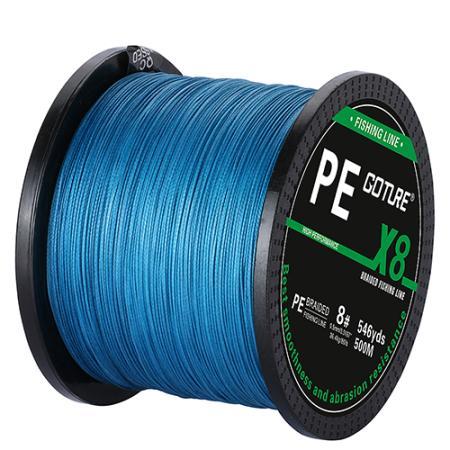 Goture Brand Braided Fishing Line 500M 8 Strands Super Strong Pe Line-Goture Official Store-3 Blue-0.8-Bargain Bait Box