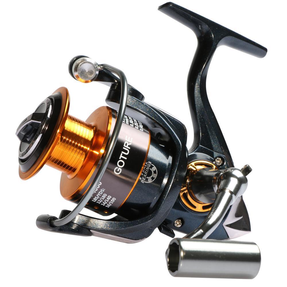 Goture Brand Generation Full Metal Spinning Fishing Reel Gt4000 11Bb 5.2:1-Spinning Reels-Goture Fishing Store-Bargain Bait Box