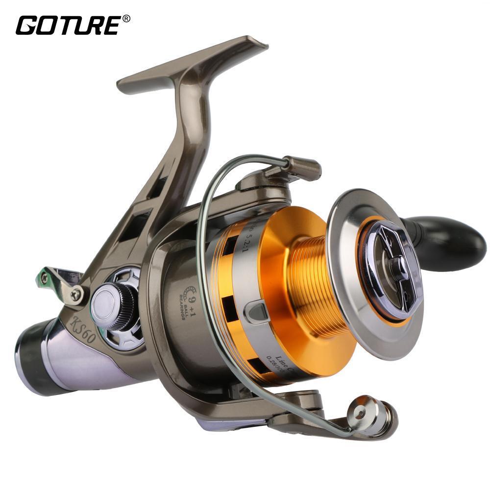 Goture Ks Series Spinning Fishing Reel Double Drag Wheel Metal Spool Carp Reel-Spinning Reels-Goture Official Store-5000 Series-Bargain Bait Box