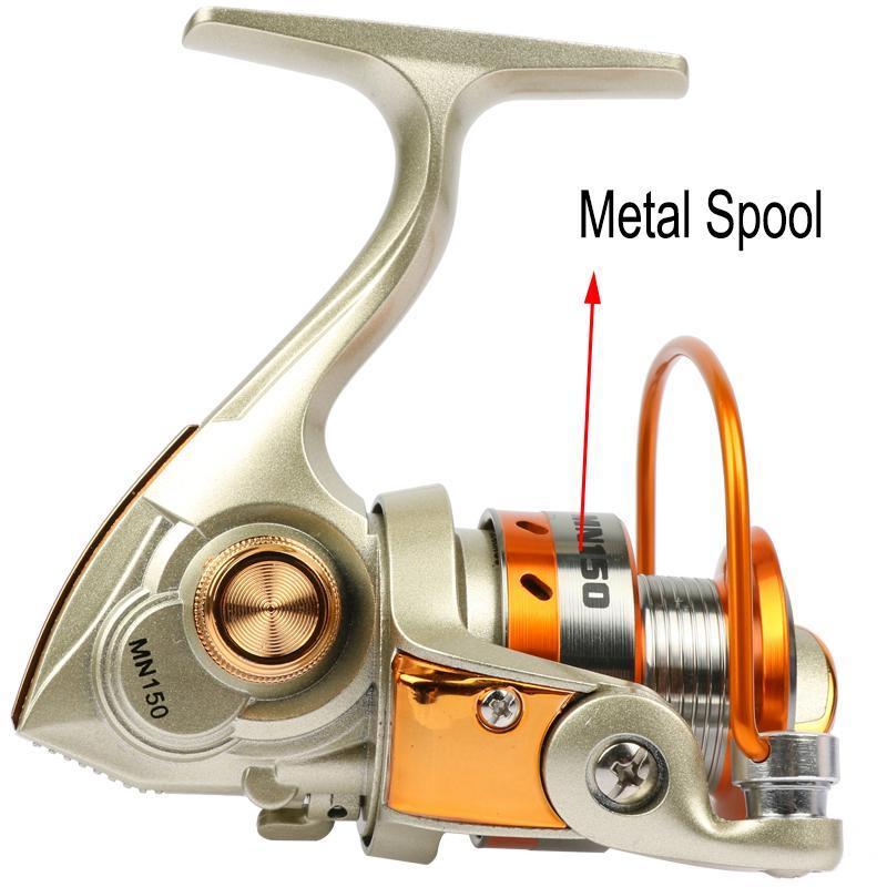 Goture Mini Fishing Reel Mn150 5.2:1 3Bb Aluminum Alloy Spinning Reel Carp-Spinning Reels-Pisfun fishing store-Bargain Bait Box