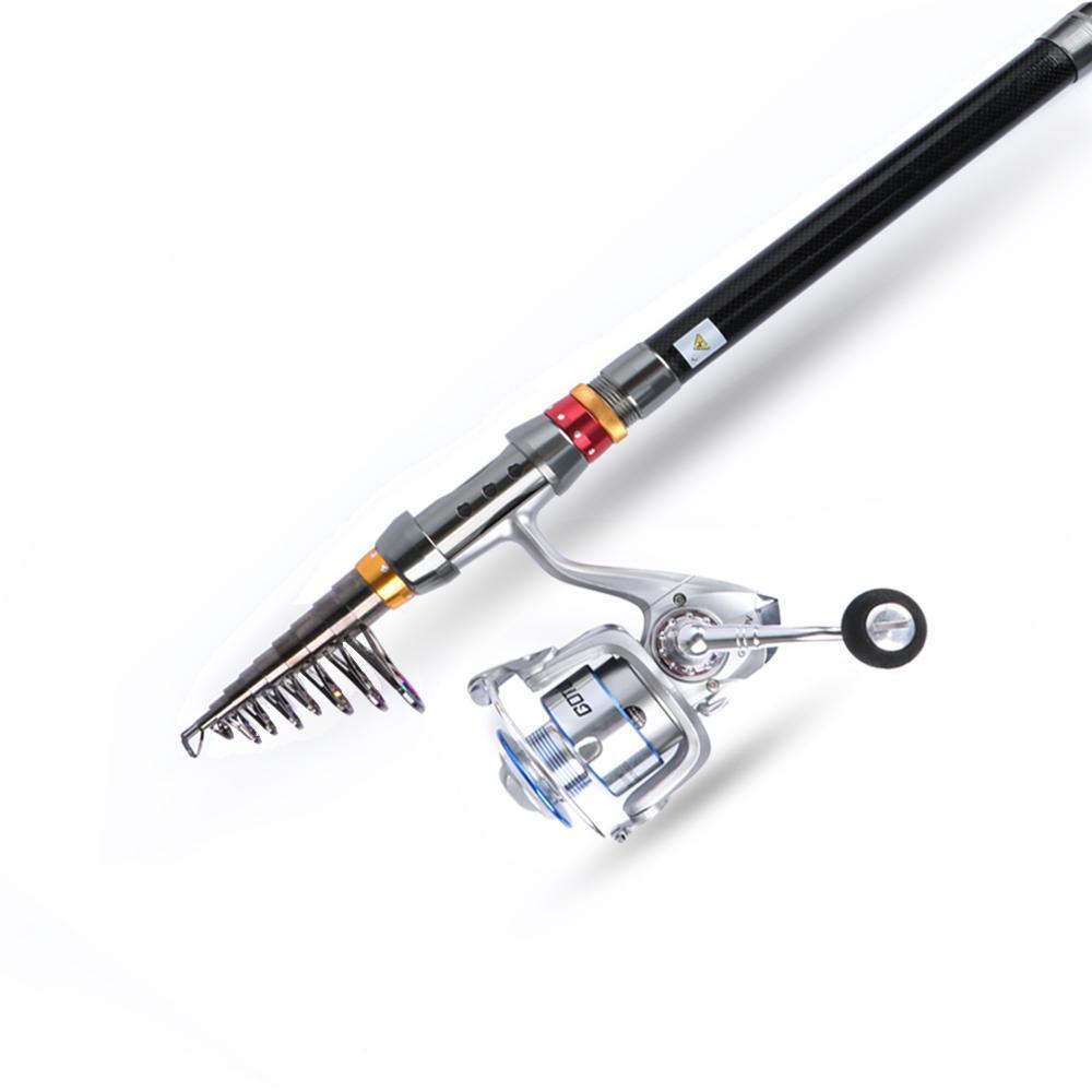 Goture Rod Combo Carbon Telescopic Fishing Rod 1.8-3.6M Spinning Rod P –  Bargain Bait Box