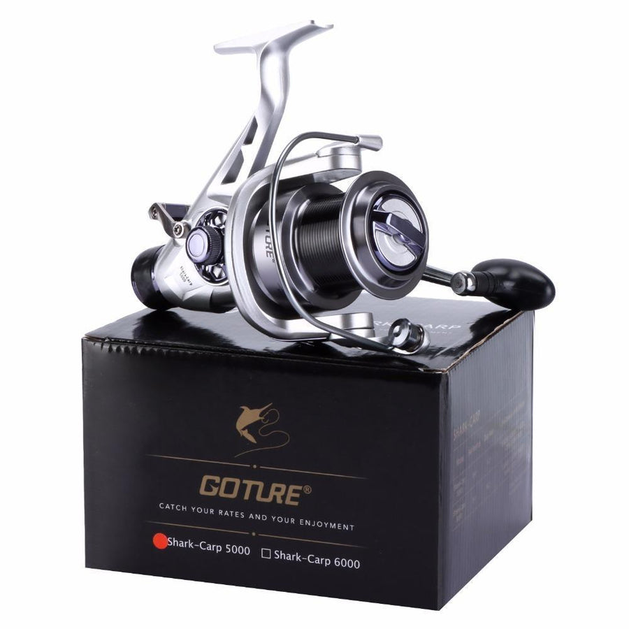 Goture Shark-Carp Fishing Reels Metal Spool 5000/6000 10+1Bb 5.2:1 Max Drag-Spinning Reels-Goture Official Store-5000 Series-Bargain Bait Box