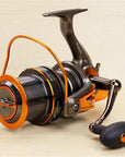Great Fishing Reel Pre-Loading Spinning Wheel Black Brown 12+1 Bb Metal 4.6:1-Spinning Reels-NUNATAK Fishing Store-8000 Series-Bargain Bait Box