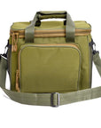 Green Tackle Bags Square Way Fishing Bags 600D Canvas Multi-Purpose Handle-Tackle Bags-Bargain Bait Box-Bargain Bait Box