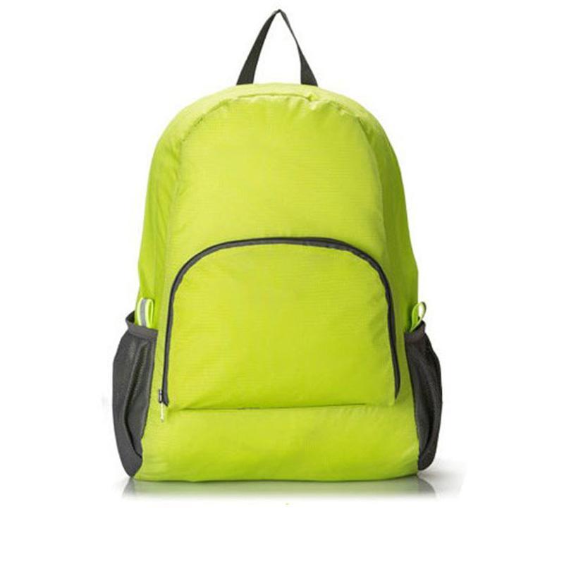 Green Unisex Portable Travelling Backpack Soild Nylon Backpack Travelling-Cazy Up Store-blue-Bargain Bait Box