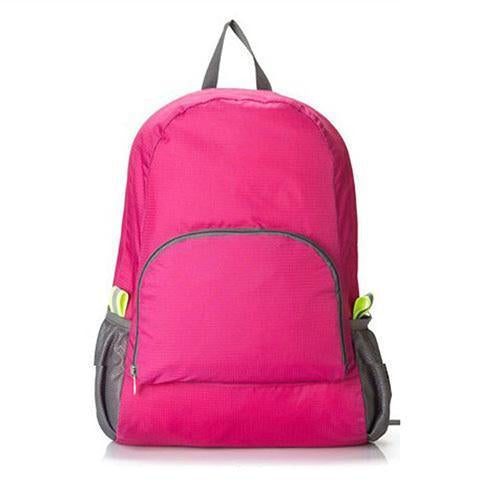 Green Unisex Portable Travelling Backpack Soild Nylon Backpack Travelling-Cazy Up Store-Rose-Bargain Bait Box