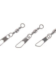 Grey Fishing Line To Hook Clip Swivels Connector 30Pcs-H Outdoors Entertainment Store-Bargain Bait Box
