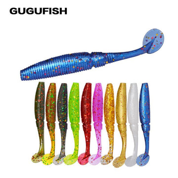 Gugufish 15Pcs/Lot Wobbler Jigging 5Cm 1G Fishing Lure Soft Worm Shrimp Fish-GUGUFISH Official Store-1-Bargain Bait Box