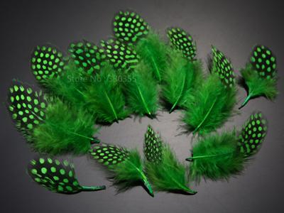 Guinea Hen Feather Hackle Fly Tying Material Hand Selected, 4.5 To 6.5Cm-Fly Tying Materials-Bargain Bait Box-Green-Bargain Bait Box