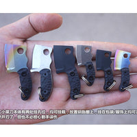 H952 Outdoor Edc Pocket Knife Tc4 Titanium Alloy G10 Handle (Presented-Adventurer-Small - Silver-Bargain Bait Box