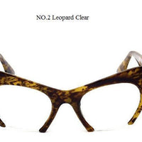 Half Frame Black Clear Sunglasses Women Sexy Cat Eye Glasses Frame-Sunglasses-hikulity 1st Store-glaze clear-Bargain Bait Box
