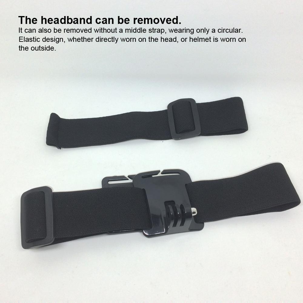 Head Strap Mount For Gopro Hero 5 6 For Xiaomi Yi 4K Action Camera Head-Action Cameras-C&amp;R Accessories Store-Bargain Bait Box