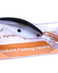 Hengjia 1Pc Crankbaits Hard Plastic Fishing Lures Floating Artificial Wobblers-Hengjia Trading-As the picture4-Bargain Bait Box