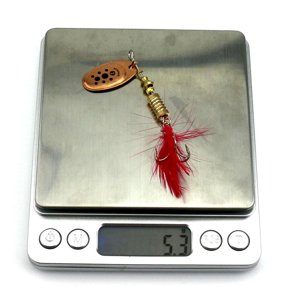 Hengjia 1Pcs Spoon Fishing Lure 6.3Cm 5.3G Hard Fishing Spoon Lure Metal Jigging-HengJia Trade co., Ltd-Bargain Bait Box