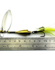 Hengjia 5 Pieces/Lot 10Cm 13G Silver Spinner Spoon Fishing Lures Metal Fishing-HengJia Trade co., Ltd-Bargain Bait Box