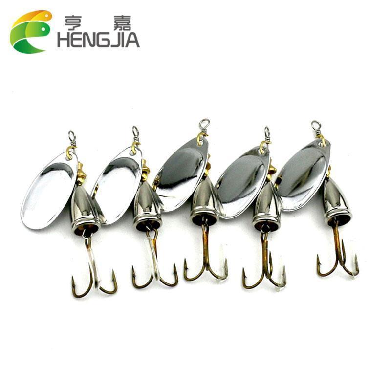 Hengjia 5Pcs 6.5Cm 8.5G Spinner Spoon Bait Fishing Lure Hard Fishing Spoon-HengJia Trade co., Ltd-Bargain Bait Box