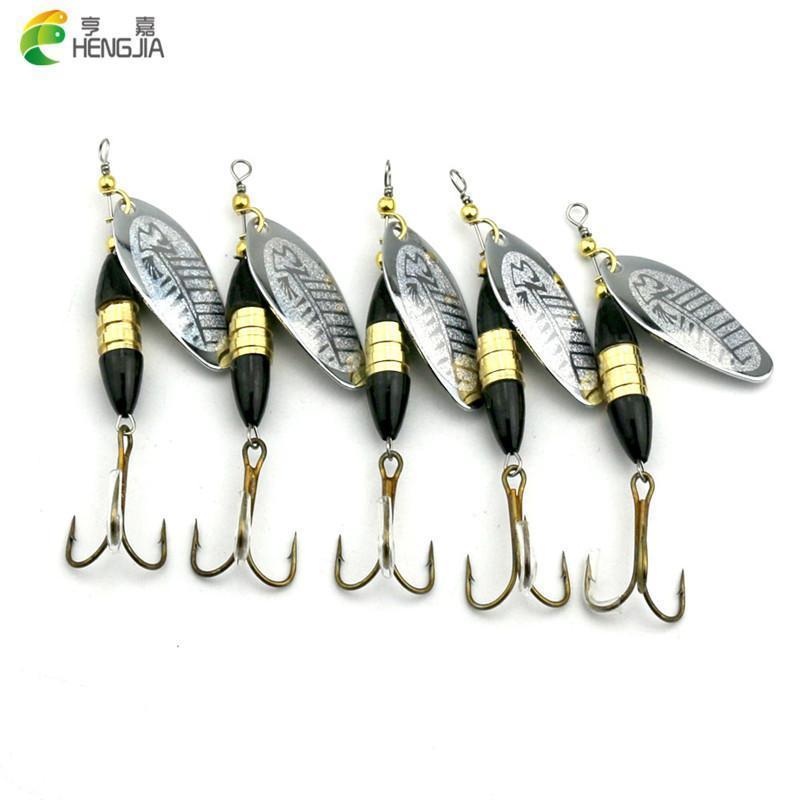 Hengjia 5Pcs Spoon Fishing Lure 8.5Cm 16G Hard Fishing Spoon Lure Metal-HengJia Trade co., Ltd-Bargain Bait Box