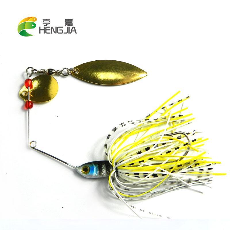 Hengjia Hard Metal Lead Spinnerbait Blade Sequines Fishing Lures 17.4G Spinner-Hengjia Trading-SB007 1-Bargain Bait Box