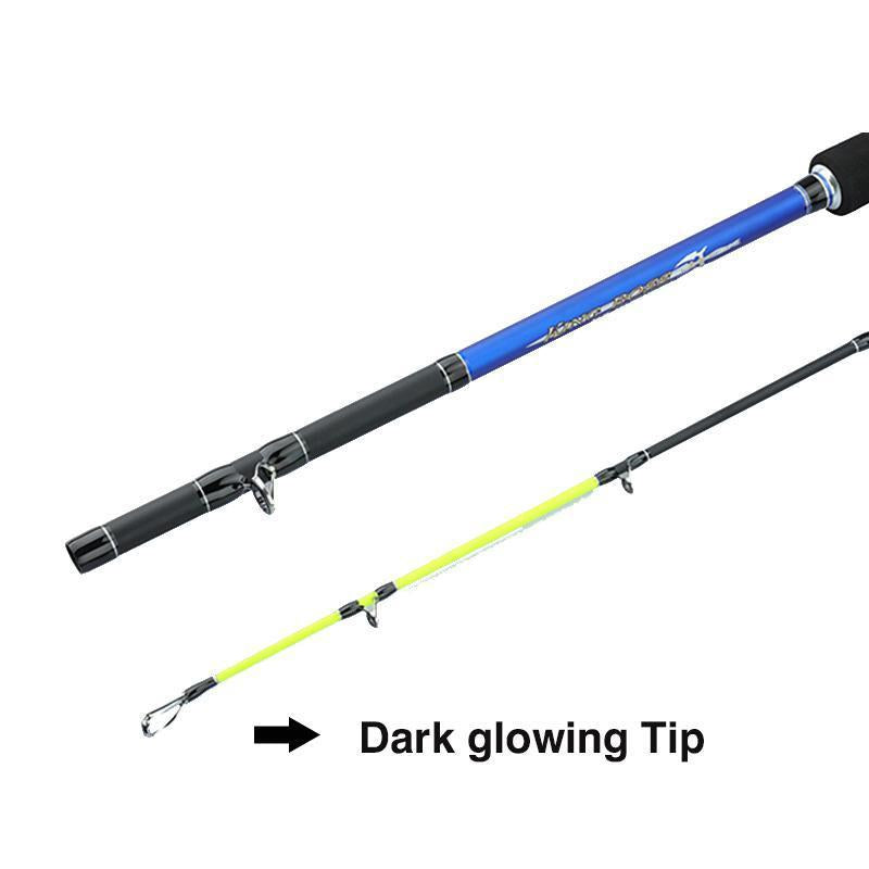 Hennoy -2 Section Carbon Spinning Fishing Rod 1.8M Boat Rod Saltwater Fishing-Spinning Rods-CYN Fishing Tackle Co.,Ltd-Bargain Bait Box