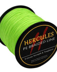 Hercules 100% Super Jigging 500M Pe Braid Fishing Line Sea Carp Fishing-Hercules Official Store-500M Light Green-0.2-Bargain Bait Box