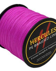 Hercules 100% Super Jigging 500M Pe Braid Fishing Line Sea Carp Fishing-Hercules Official Store-500M Pink-0.2-Bargain Bait Box