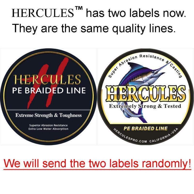 Hercules 100% Super Jigging 500M Pe Braid Fishing Line Sea Carp Fishing-Hercules Official Store-500M White-0.2-Bargain Bait Box