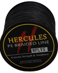 Hercules 10Lb-300Lb 500M Hercules100% Pe Extreme 8 Strands Braided Fishing-Hercules Pro store-Black-0.8-Bargain Bait Box