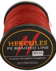 Hercules 8 Strands 1000M Pe Braided Fishing Line Tresse Peche Saltwater-Hercules Pro store-Red-0.8-Bargain Bait Box