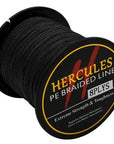 Hercules 8 Strands Pe Braided Fishing Line Saltwater Carp Fishing Weave-Hercules Pro store-100M Black-0.8-Bargain Bait Box