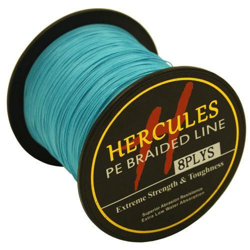Hercules 8 Strands Pe Braided Fishing Line Saltwater Carp Fishing Weave-Hercules Pro store-100M Blue-0.8-Bargain Bait Box