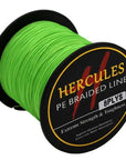 Hercules 8 Strands Pe Braided Fishing Line Saltwater Carp Fishing Weave-Hercules Pro store-100M Light Green-0.8-Bargain Bait Box