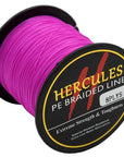 Hercules 8 Strands Pe Braided Fishing Line Saltwater Carp Fishing Weave-Hercules Pro store-100M Pink-0.8-Bargain Bait Box