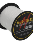 Hercules 8 Strands Pe Braided Fishing Line Saltwater Carp Fishing Weave-Hercules Pro store-100M White-0.8-Bargain Bait Box